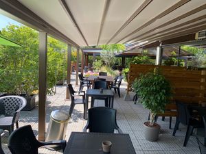 The Restaurant (exterior ) at Euroverde Bio in Carugate
