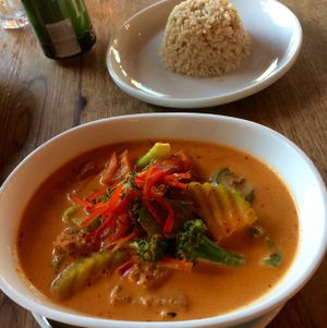 I looove the green elephant they have the yummiest food! at Green Elephant Vegetarian Bistro & Bar in Portsmouth