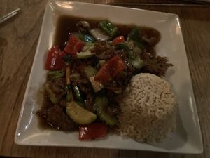 Entree at Green Elephant Vegetarian Bistro & Bar in Portsmouth