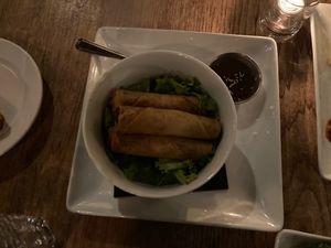 Spring rolls at Green Elephant Vegetarian Bistro & Bar in Portsmouth