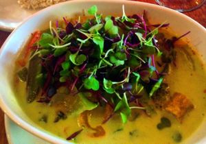 green curry! at Green Elephant Vegetarian Bistro & Bar in Portsmouth