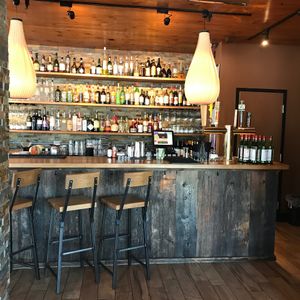 bar at Green Elephant Vegetarian Bistro & Bar in Portsmouth