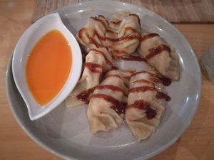 Pumpkin dumplings at Monggo Restaurant in Mount Lawley