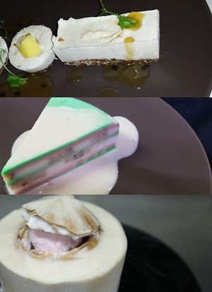 steam layer cake vegan at Monggo Restaurant in Mount Lawley