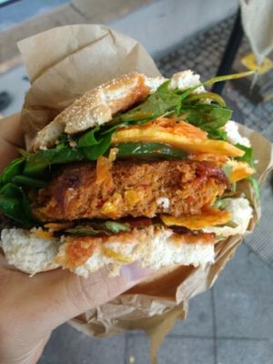 sorry, started eating before i remembered to take a photo at Mister Vegan in Berlin