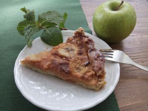 Banana pie at Terra Viva in Espinho