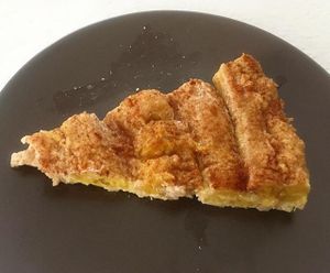 Tarte de banana sem açúcar  at Terra Viva in Espinho