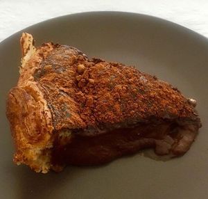 Carob pie  at Terra Viva in Espinho