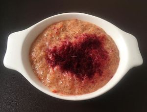 Tapioca with beet  at Terra Viva in Espinho