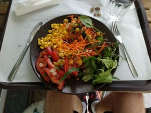 Raw salad at Terra Viva in Espinho