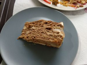 Vegan tiramisu at Terra Viva in Espinho