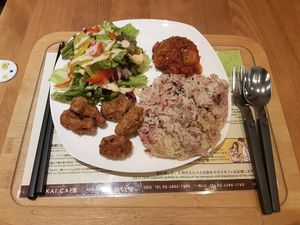 Veggie Kara Don at Sekai Cafe  in Tokyo