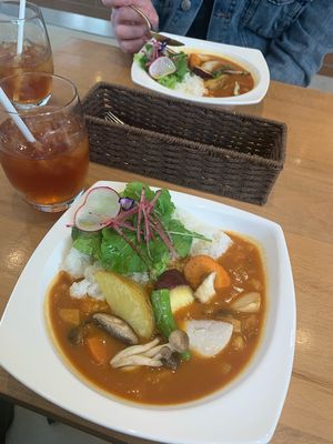 Veggie curry  at Sekai Cafe  in Tokyo