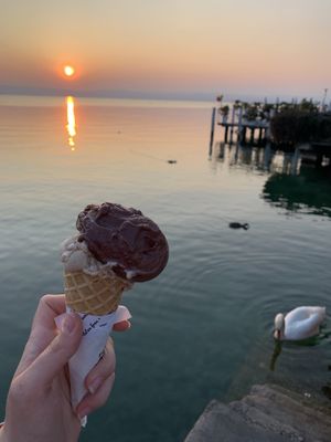   at Mirkoz Ice Cream in Sirmione