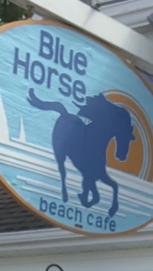   at Blue Horse Cafe in Fish Creek