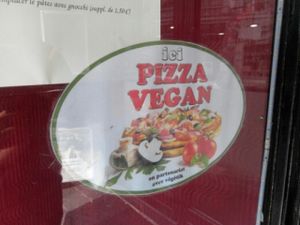 Vegan pizzas! at Da Victoria in Liege