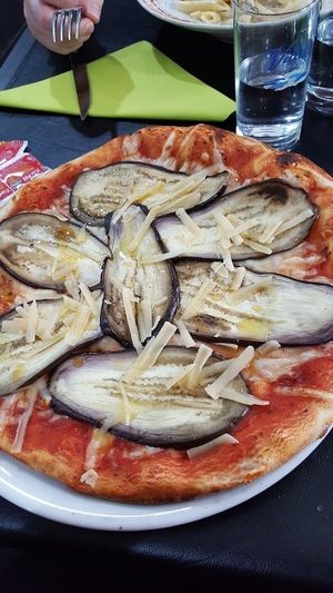 parmiggiana vegan at Da Victoria in Liege