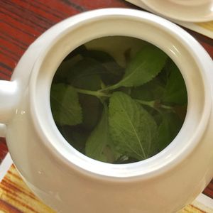 Lovely herbal at Green Food Service in Oranjestad