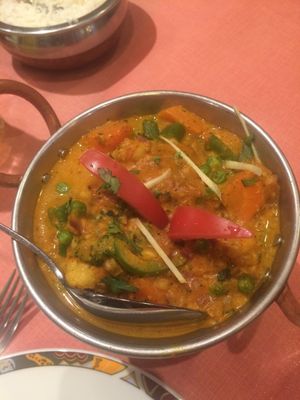 vegan curry  at Ganges in Loerrach