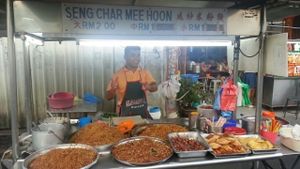 The stall at Da Fei Char Mee Hoon in Penang
