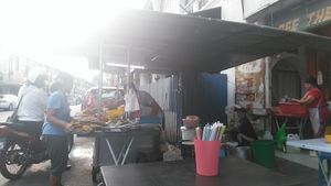 Noodle stall at Da Fei Char Mee Hoon in Penang