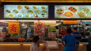 stall front at Vegan Paradise Food Stall in East Singapore