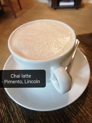 As labelled at Pimento Tea Rooms in Lincoln