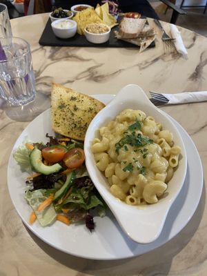 Vegan Mac and cheese  at Pimento Tea Rooms in Lincoln
