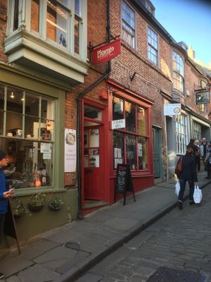 Pimento Tearooms. 5 different rooms over 4 floors in the historic uphill area of Lincoln at Pimento Tea Rooms in Lincoln
