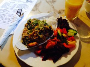 Hot vegan meals at Pimento Tea Rooms in Lincoln