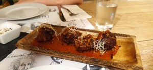 Pakoras at El Jardin de los Dragones in Murcia
