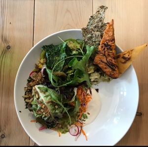 delicious salad at Asparagasm in Nailsworth