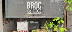 Outside signage at Broccoli Revolution - Sukhumvit Rd in Bangkok