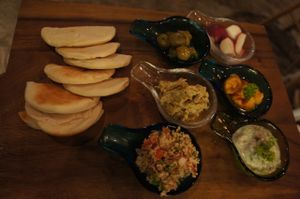 mezze platter at Broccoli Revolution - Sukhumvit Rd in Bangkok