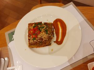 Lasagna at Broccoli Revolution - Sukhumvit Rd in Bangkok