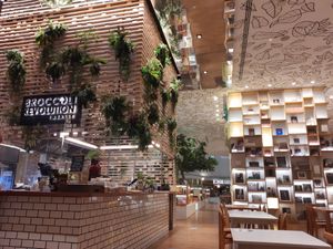 View from our table at Broccoli Revolution - Sukhumvit Rd in Bangkok