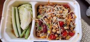 Papaya salad at Broccoli Revolution - Sukhumvit Rd in Bangkok