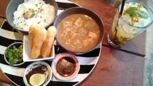 Mynamar Mohinga at Broccoli Revolution - Sukhumvit Rd in Bangkok