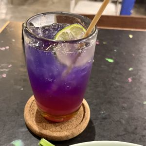 Butterfly Pea Italian Soda  at Broccoli Revolution - Sukhumvit Rd in Bangkok
