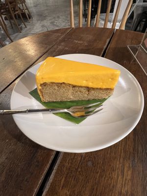 Salted caramel cake  at Broccoli Revolution - Sukhumvit Rd in Bangkok