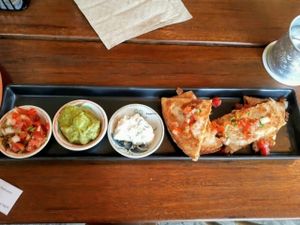 Quesadillas at Broccoli Revolution - Sukhumvit Rd in Bangkok
