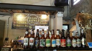 Beers  at Broccoli Revolution - Sukhumvit Rd in Bangkok