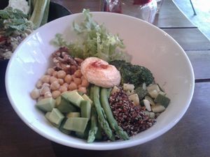 Quinoa bowl at Broccoli Revolution - Sukhumvit Rd in Bangkok
