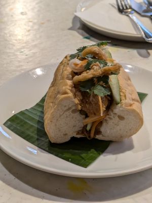 Mushroom Banh Mi at Broccoli Revolution - Sukhumvit Rd in Bangkok