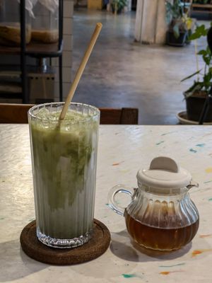 Iced Moon Milk at Broccoli Revolution - Sukhumvit Rd in Bangkok