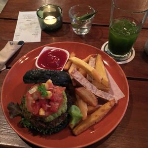  Vegan burger - one of the best I've had at Broccoli Revolution - Sukhumvit Rd in Bangkok