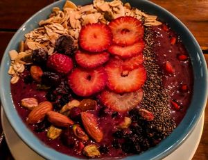 Acai Berry smoothie bowl at Broccoli Revolution - Sukhumvit Rd in Bangkok