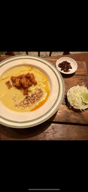 Special noodle dish  at Broccoli Revolution - Sukhumvit Rd in Bangkok