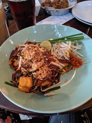 Pad Thai with tofu at Broccoli Revolution - Sukhumvit Rd in Bangkok