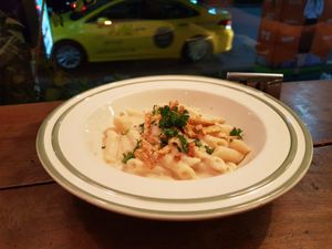 Carbonara pasta at Broccoli Revolution - Sukhumvit Rd in Bangkok